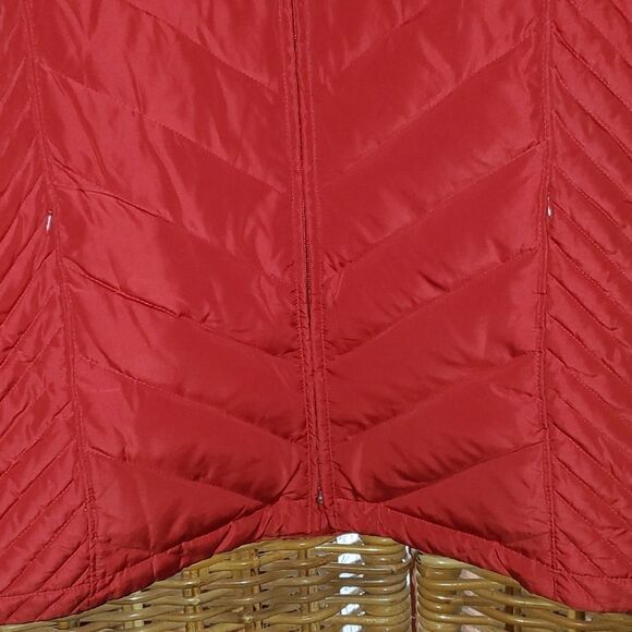 Kenneth Cole Reaction Down Puffer Red Jacket L - Picture 4 of 11